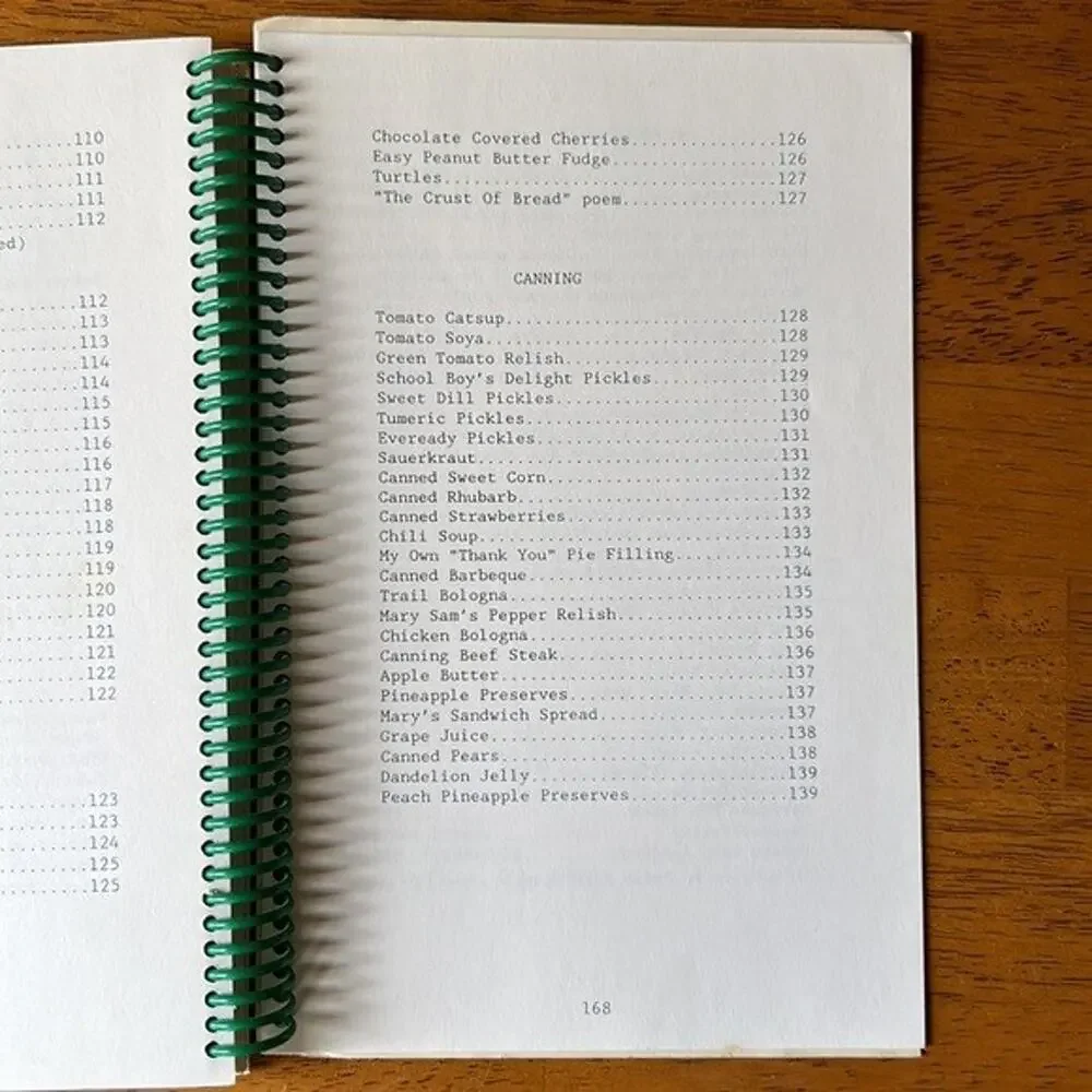 Cookbook Amish Potpourri Spiral Adrienne Lund Recipe Book Poetry Bread Pie Soup